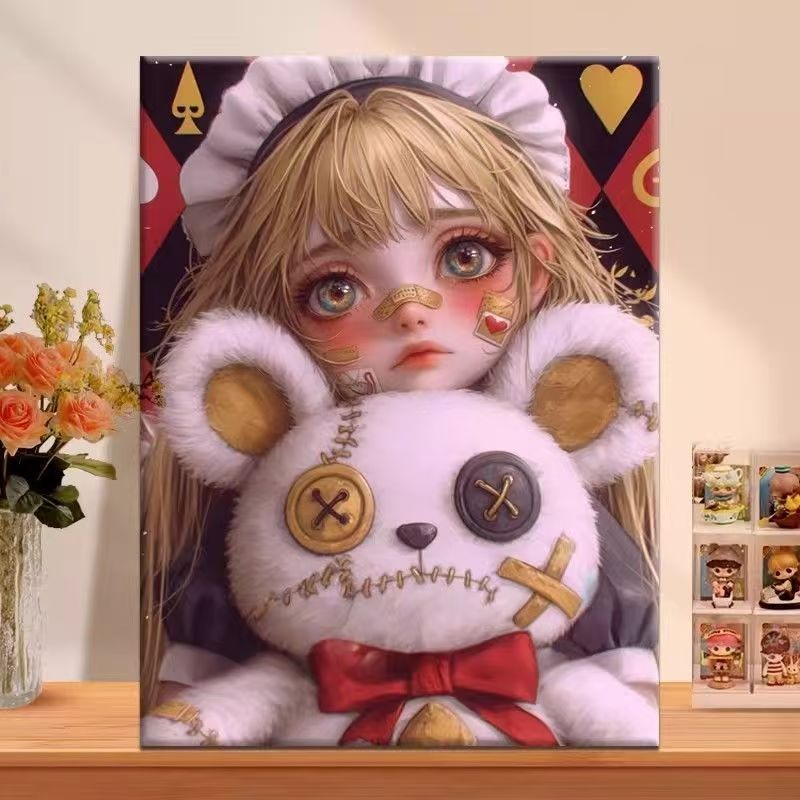 Whimsical Illustrated Fantasy Canvas Art