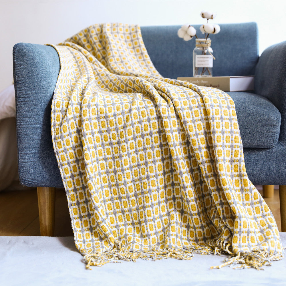 Women's Stylish Houndstooth Pattern Scarf