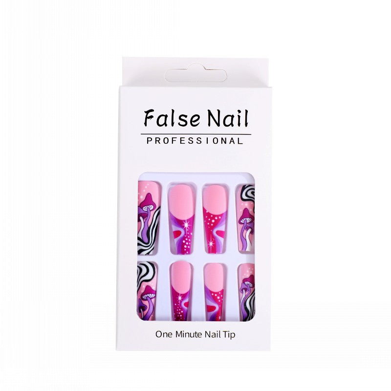 Artificial nails in modern abstract design Acalora
