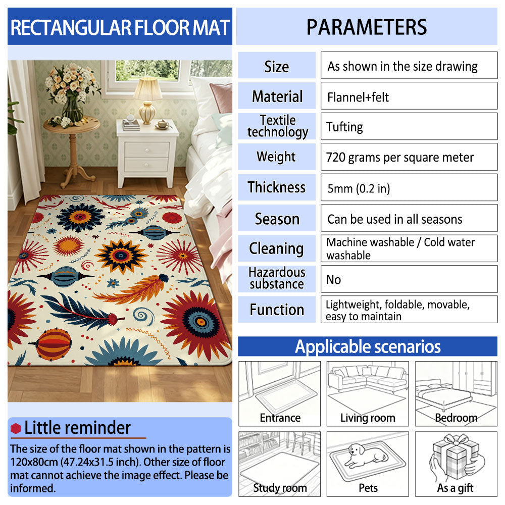 Unisex Decorative Welcome Mat