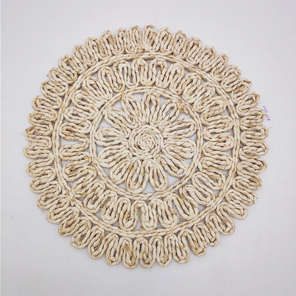 Round braided rug