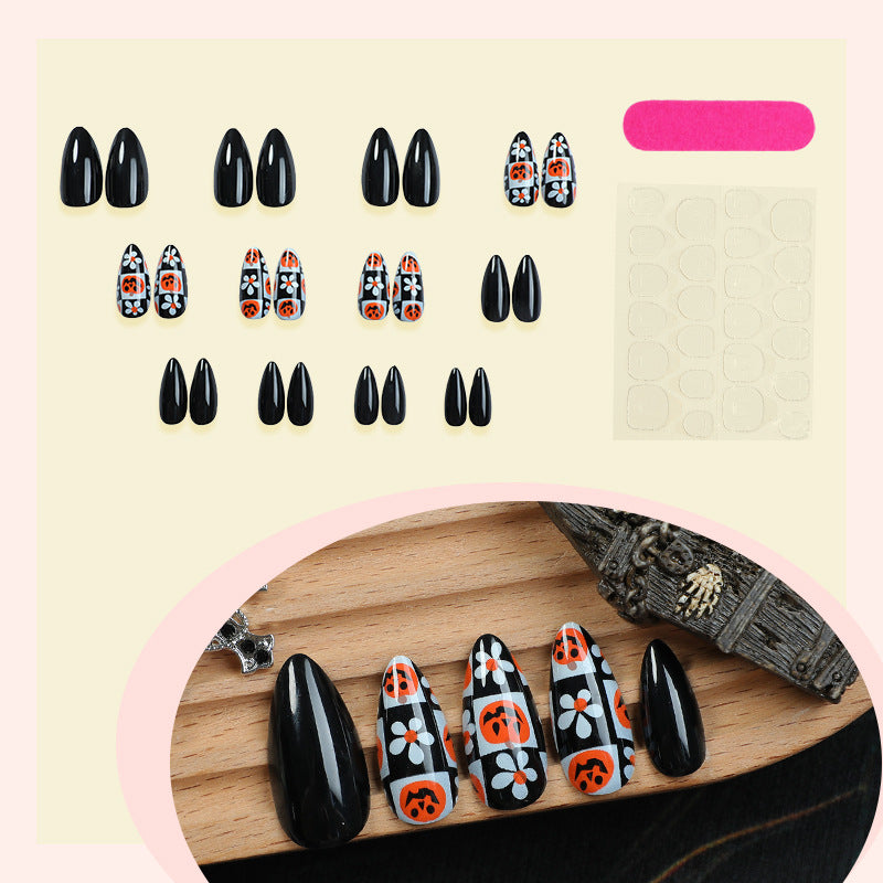 Halloween-Themed Press-On Nail Set Acalora