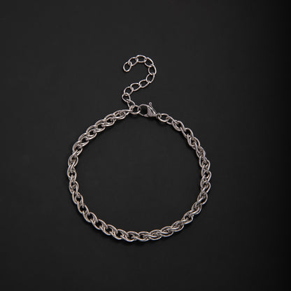 Elegant Geometric Link Bracelet Acalora