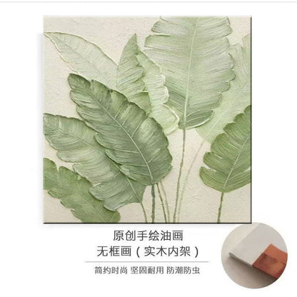 Home Decor Leaf Print Art