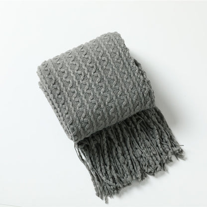 Women's Textured Knit Scarf
