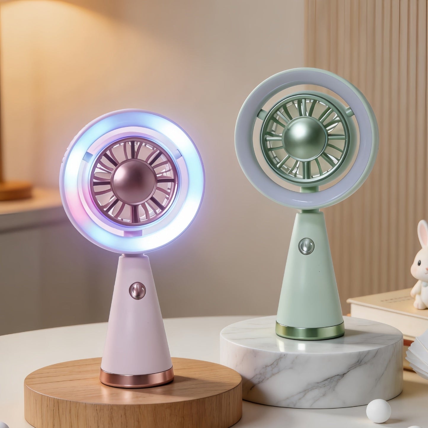Unisex Portable LED Fan in a modern design Karnz