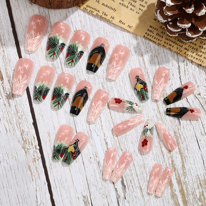 Decorative artificial nail set Acalora