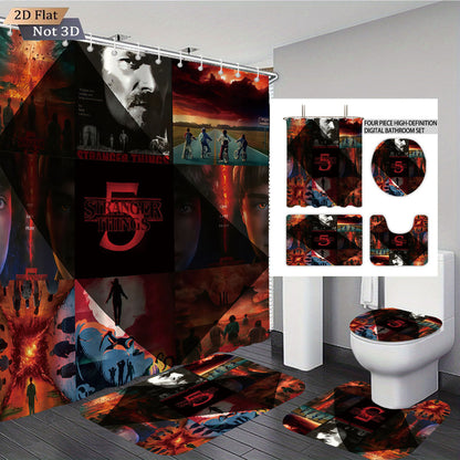 Stranger Things Adventure-Themed Digital Bathroom Set