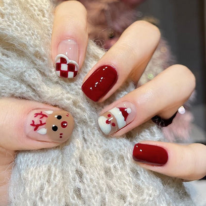 Festive Holiday-Themed Nail Art Kit Acalora
