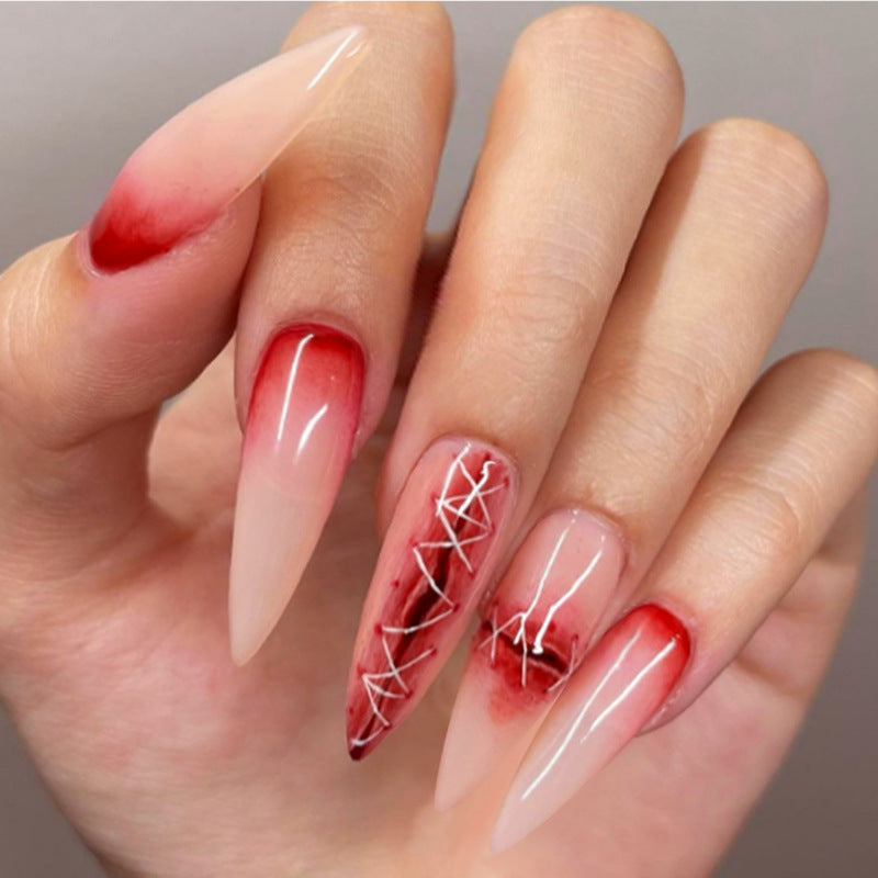 Ombre Stiletto Press-On Nail Set Acalora