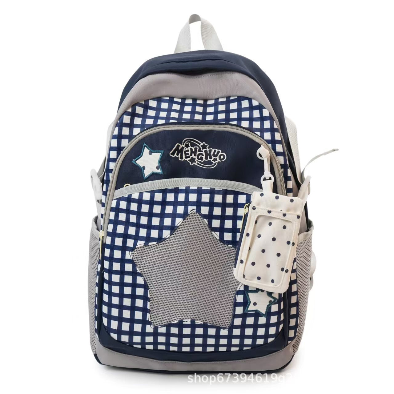Star-Embellished Ergonomic Backpack Bowlift