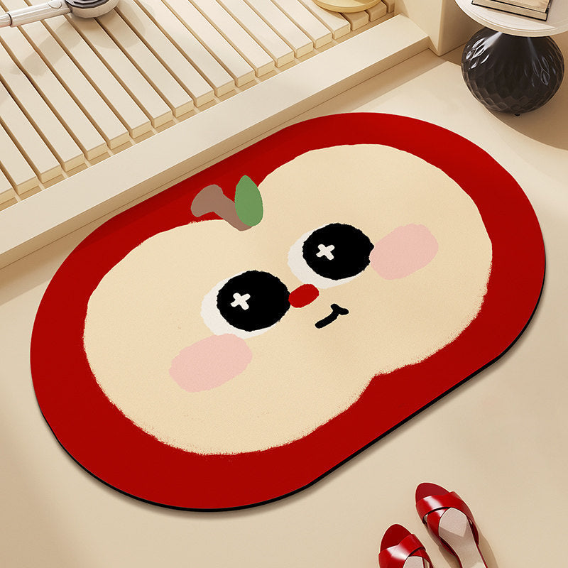 Playful Cloud-Shaped Bath Mat