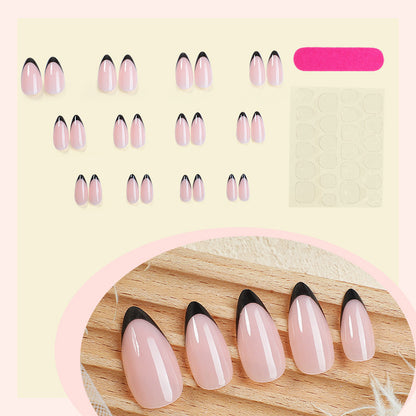Elegant Pointed Press-On Nail Art Set Acalora