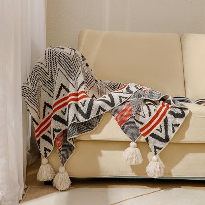 Bohemian Patterned Throw Blanket