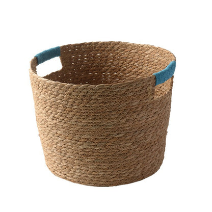 Stylish storage basket made of woven natural fibers Acalora