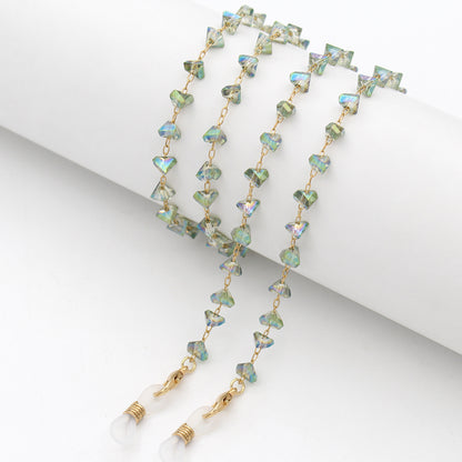 Heart Shaped Beaded Eyewear Chain Acalora