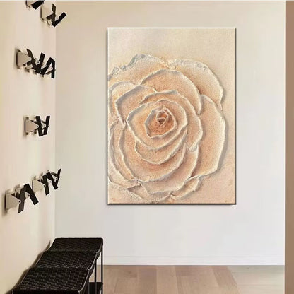 Textured Floral Canvas Artwork