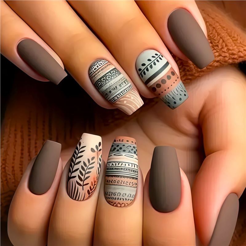 Artistic Floral Design Press-On Nails Acalora 1788434359