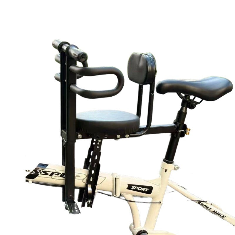 padded child bike safety seat with high back and five-point harness Bowlift