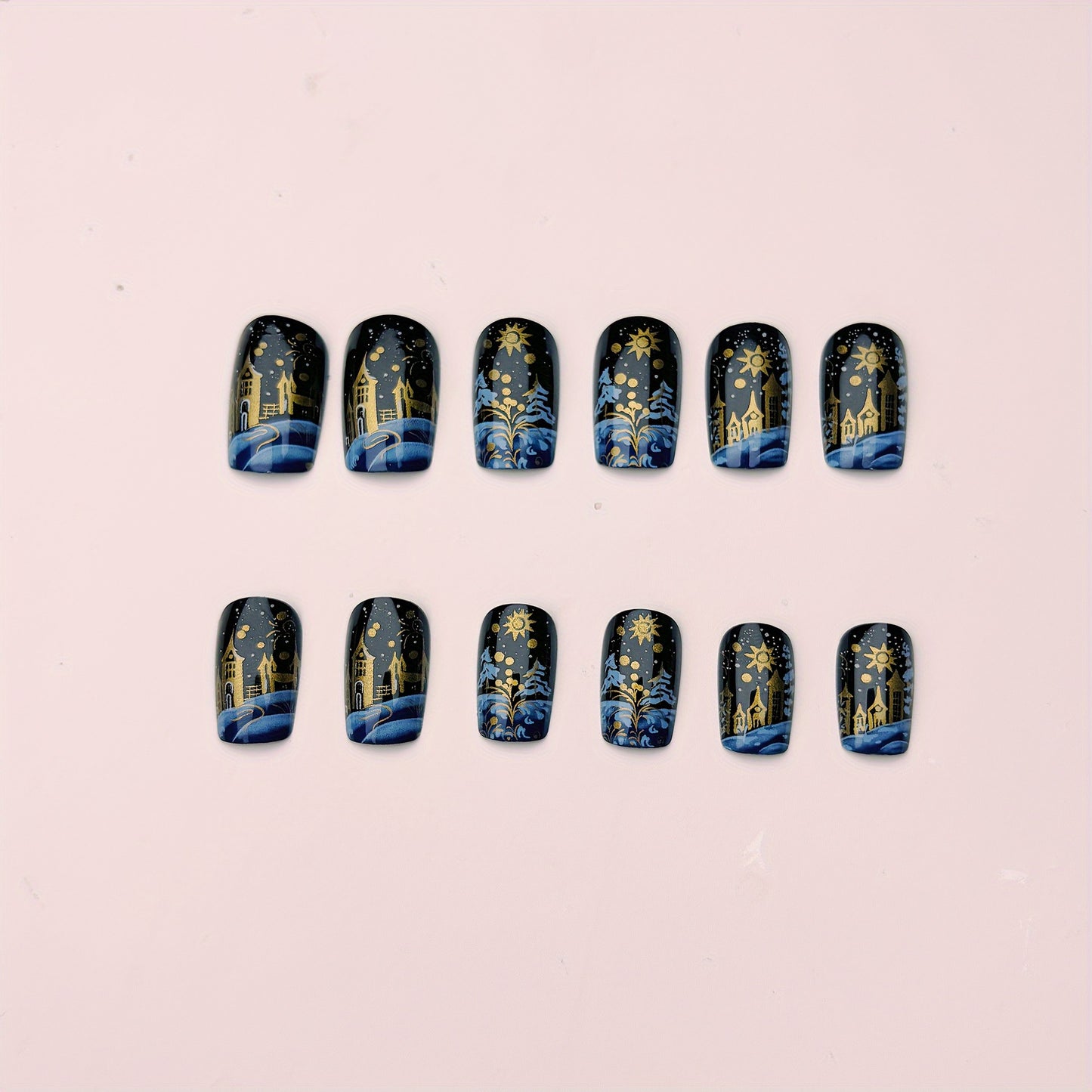 Artistic Holiday-Themed Nail Art Acalora 1788155601