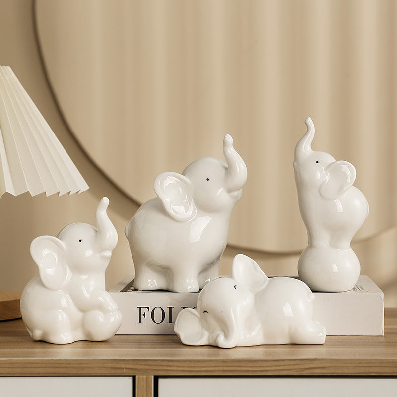Playful and elegant elephant decorative figure Acalora