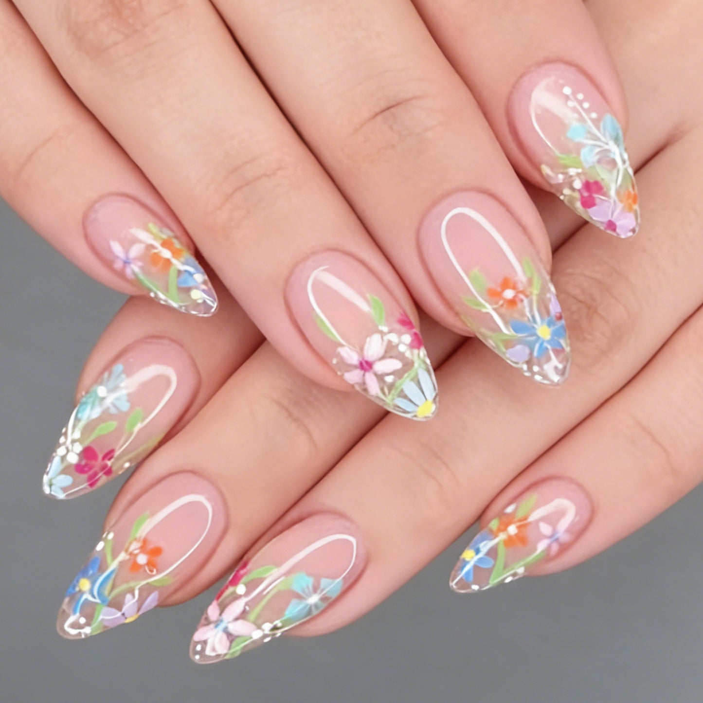 Artistic Floral Nail Design Kit Acalora