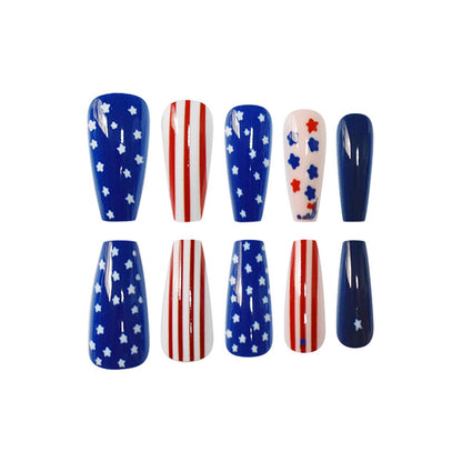Patriotic Nail Art Set Acalora