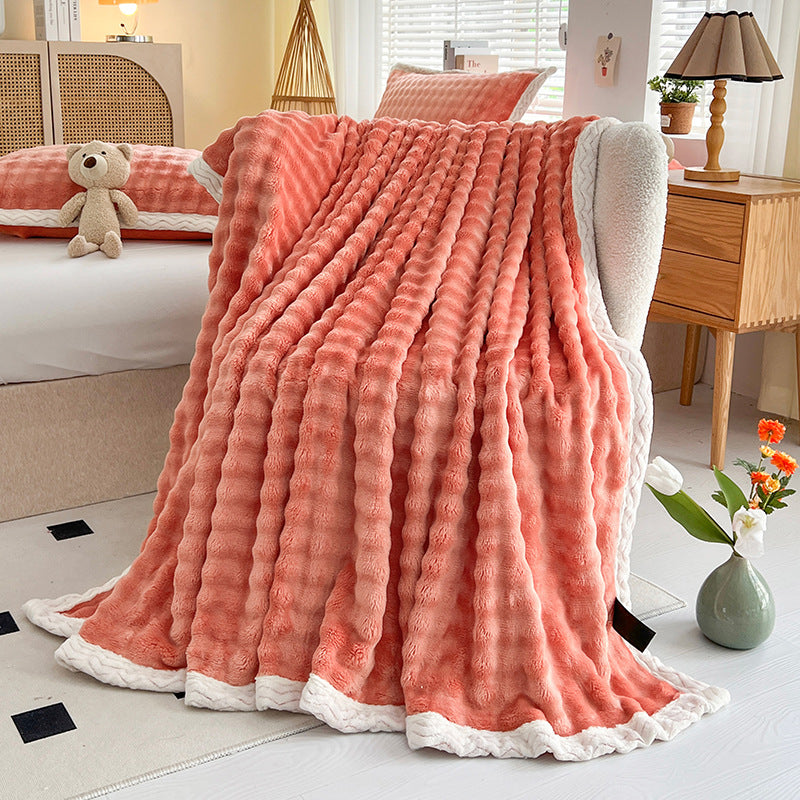 Unisex Cozy Plush Throw Blanket