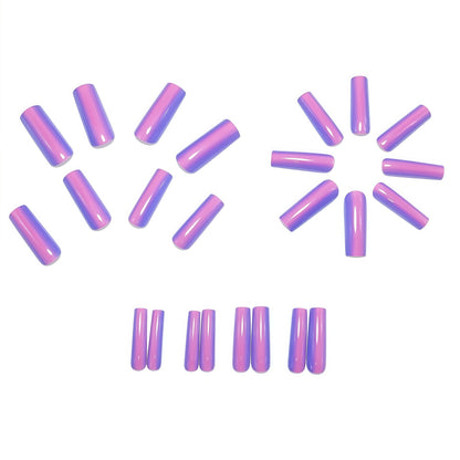 Artificial nail extension with elegant French design Acalora