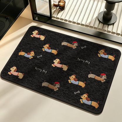 Funny Dog Character Doormat