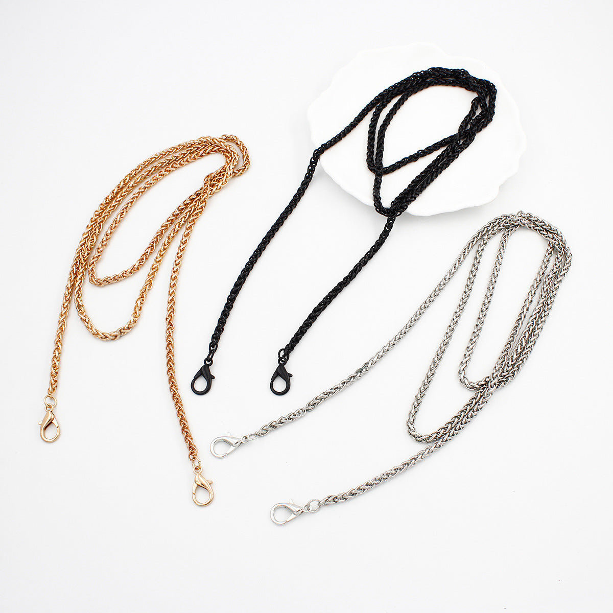 Elegant Pearl and Chain Necklace Acalora