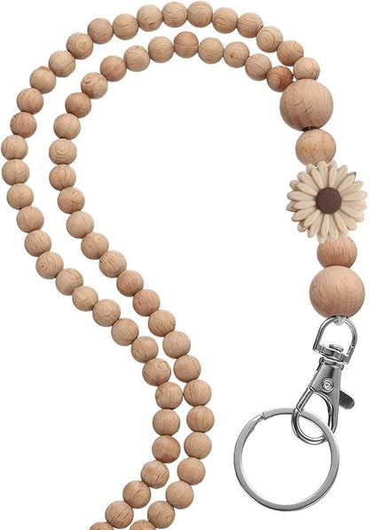 Decorative Beaded Keychain Lanyard Acalora