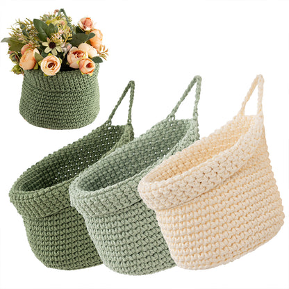 Decorative Macrame Storage Basket Acalora