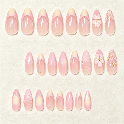 Decorative Press-On Nail Art Set Acalora