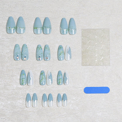Glittering artificial nail creation Acalora