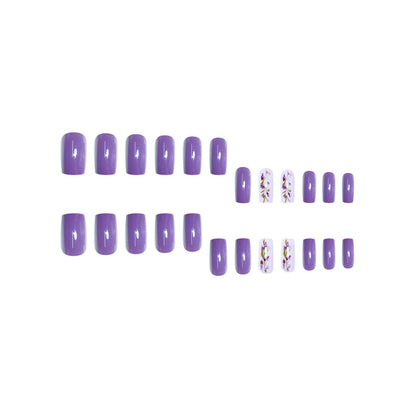 Elegant Floral Design Nail Wraps Acalora