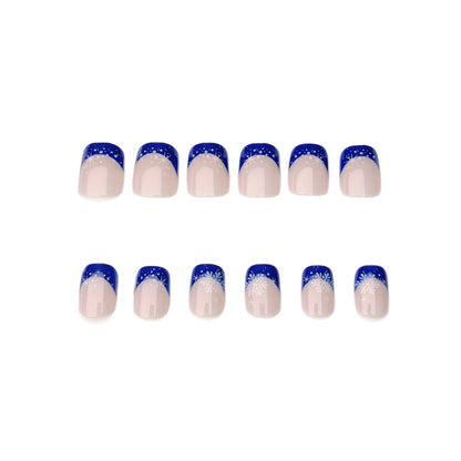 Winter-Themed Frosted Nail Art Acalora
