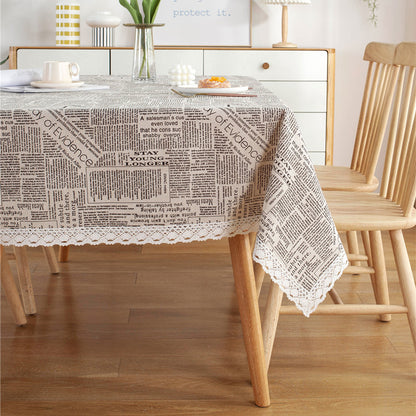 Lace Printed Tablecloth