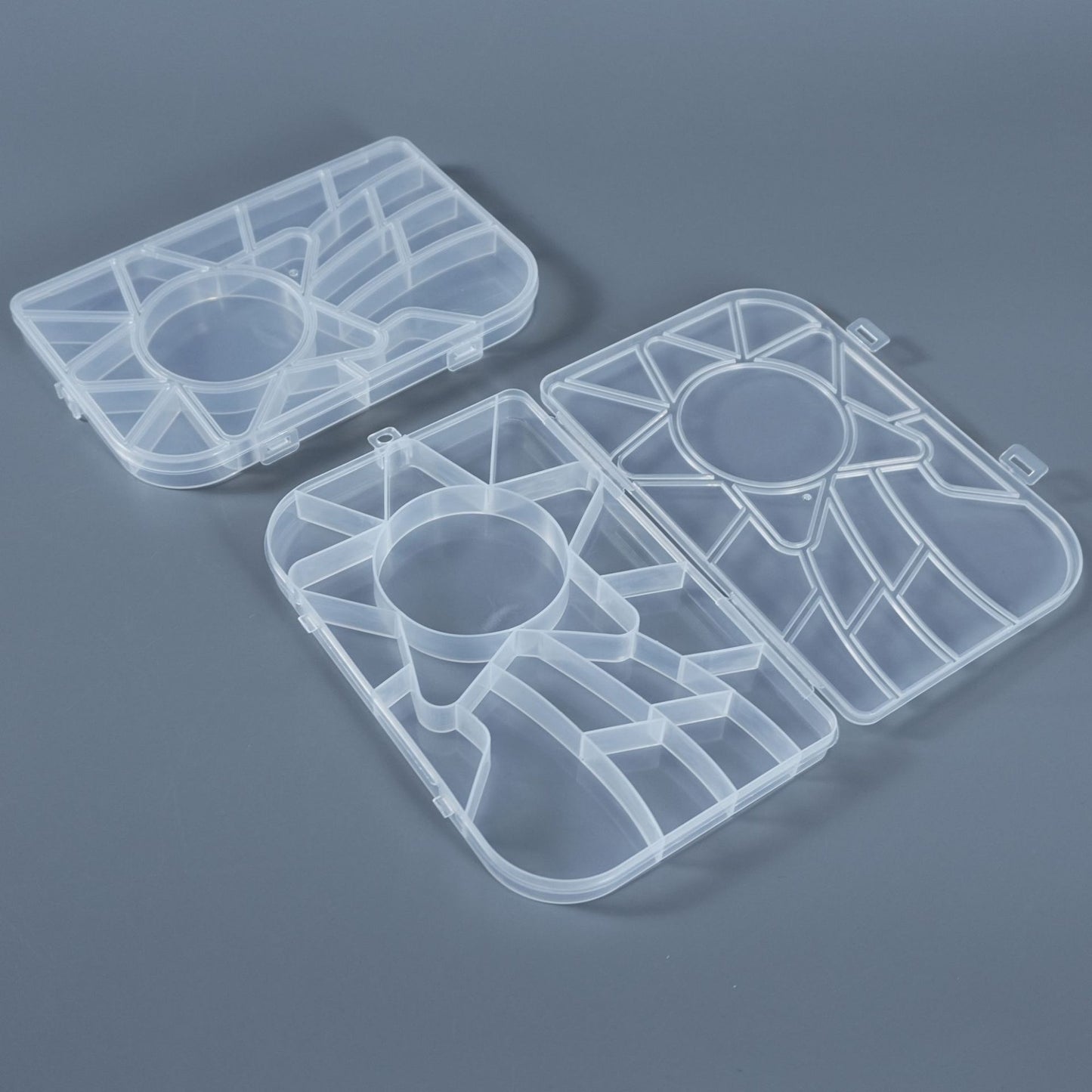 Clear Multi-Section Craft Organizing Box Acalora