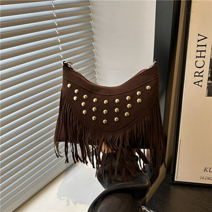 Decorative Fringe Crossbody Bag Acalora