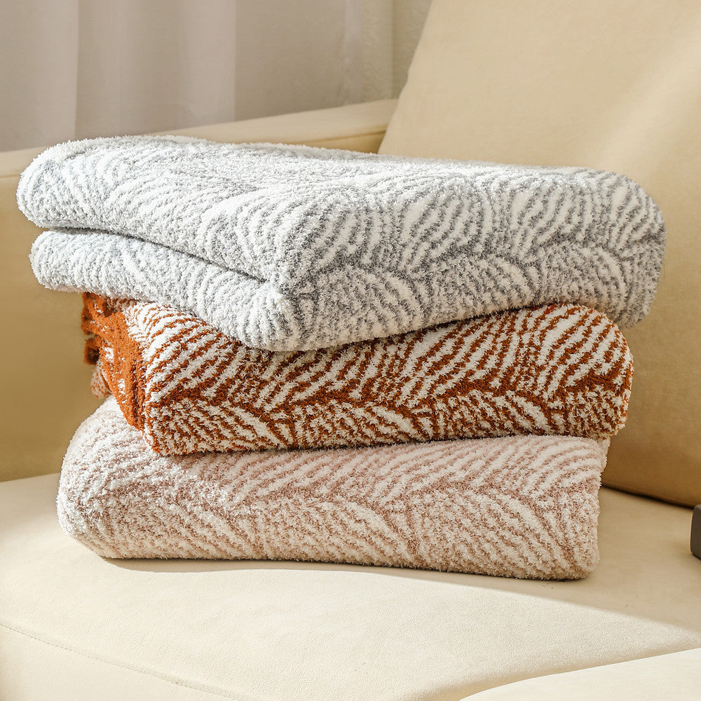 Soft Plush Decorative Throw Blanket