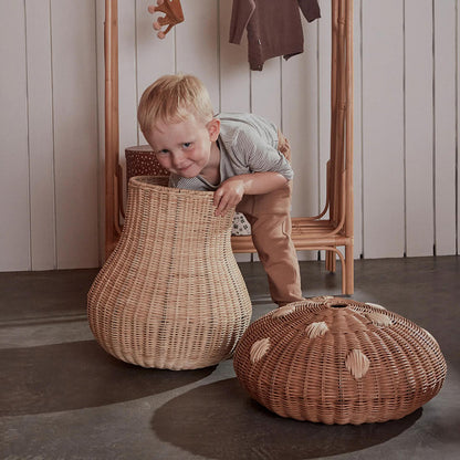 Decorative Mushroom-Shaped Storage Basket Acalora