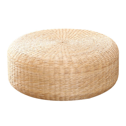 More Elegant Cow Pouf Made of Natural Materials Acalora