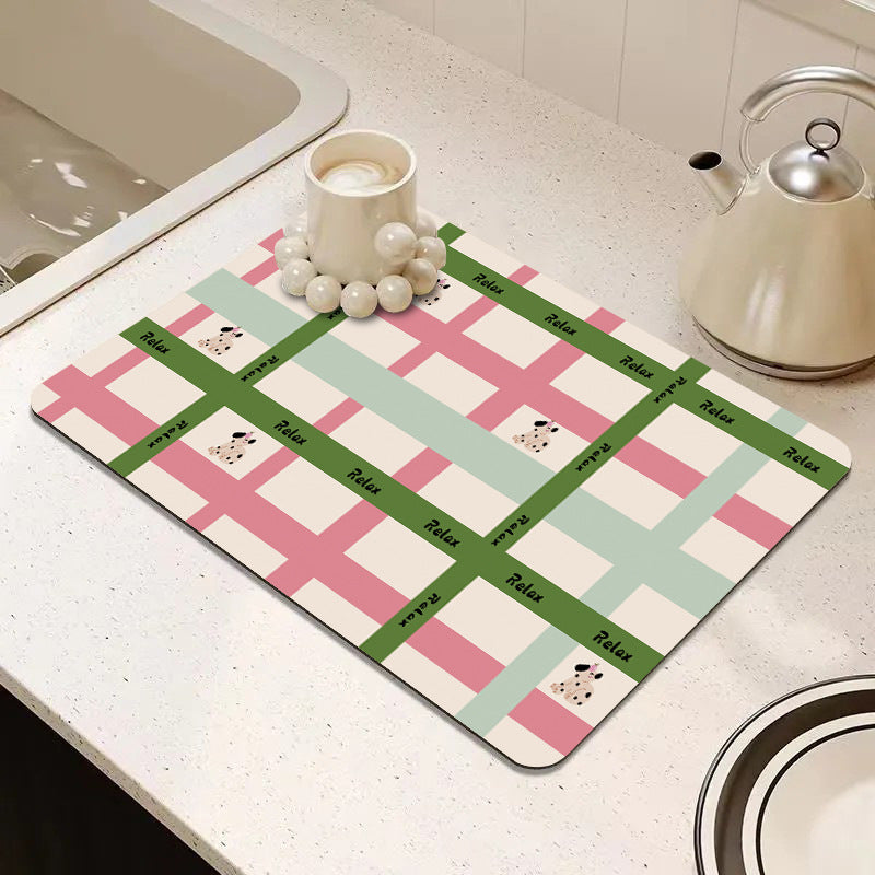 Cute Cartoon Food-Themed Kitchen Mat Acalora