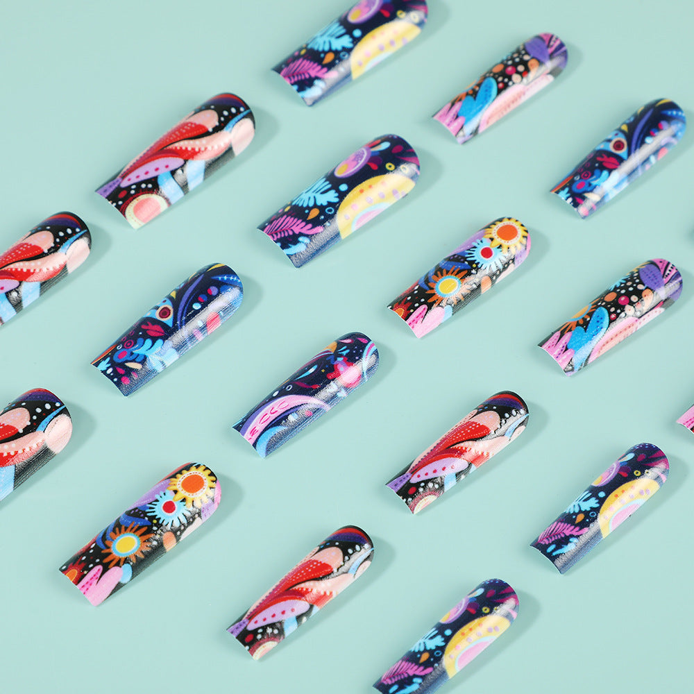 Creative Art Nails in Artistic Floral Design Acalora