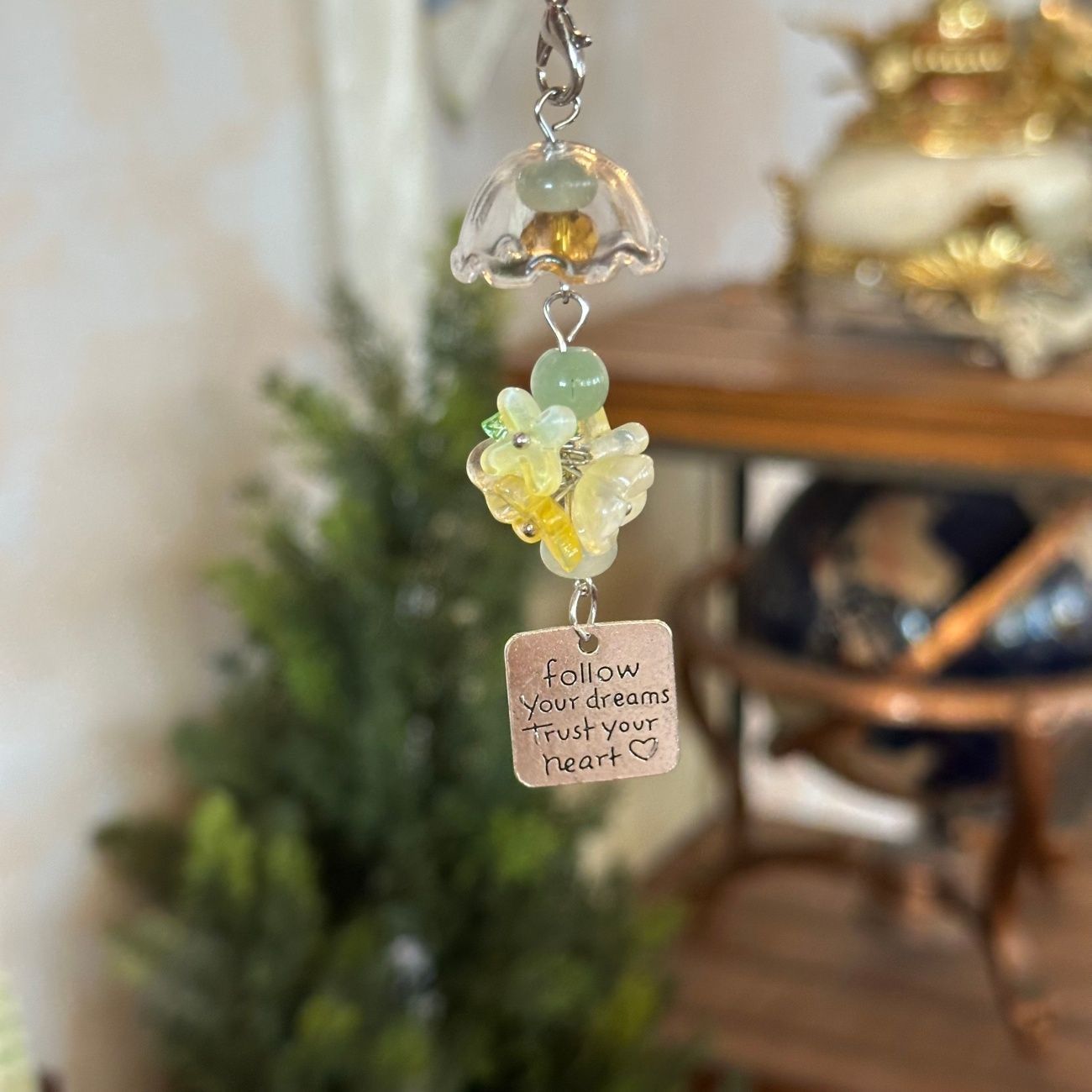 Inspirational Charm Keychain Acalora
