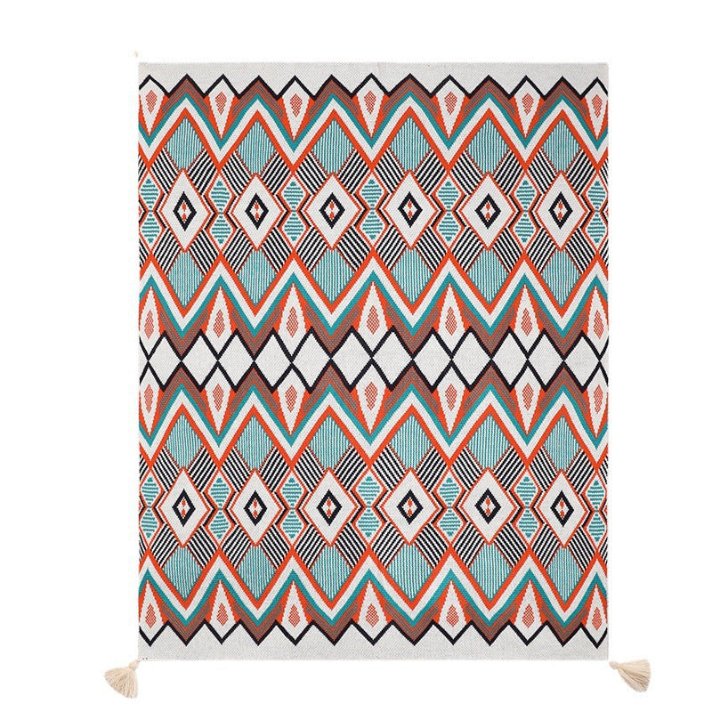 Decorative Knitted Throw Blanket