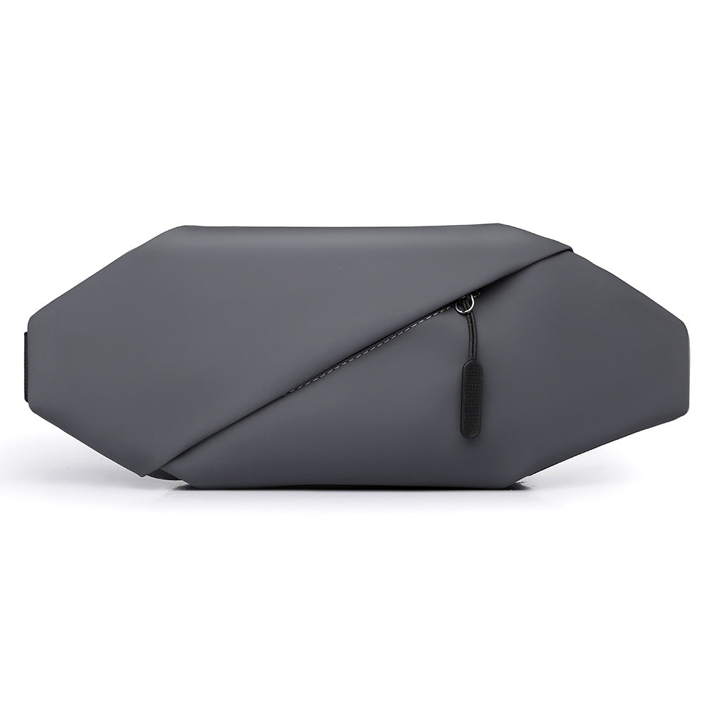 Modern Structured Leather Sling Bag Acalora