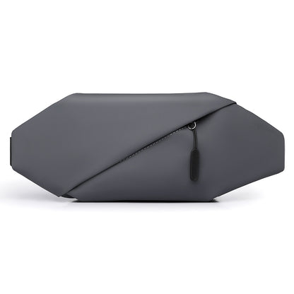 Modern Structured Leather Sling Bag Acalora