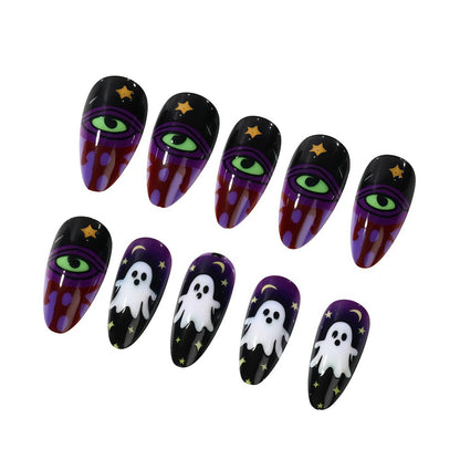 Creative Halloween-style artificial nails Acalora